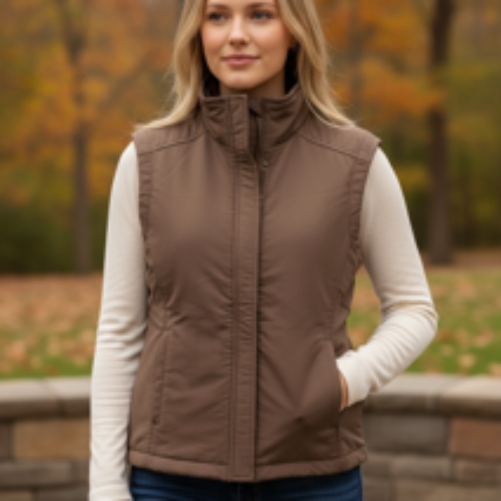 Nike Sleeveless Women's Zip-Up Vest XS. Casual. Preppy. Hike. Travel. Outdoor